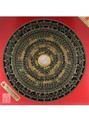 精確唐山三元天星羅盤(8寸6)黑底